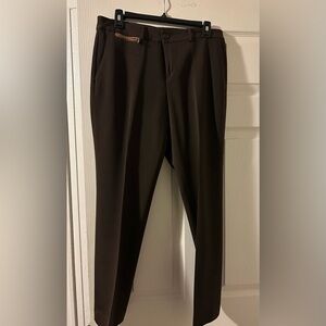 Lauren Ralph Lauren Women's Brown Flat Front Straight Leg Chino Pants Size 8P